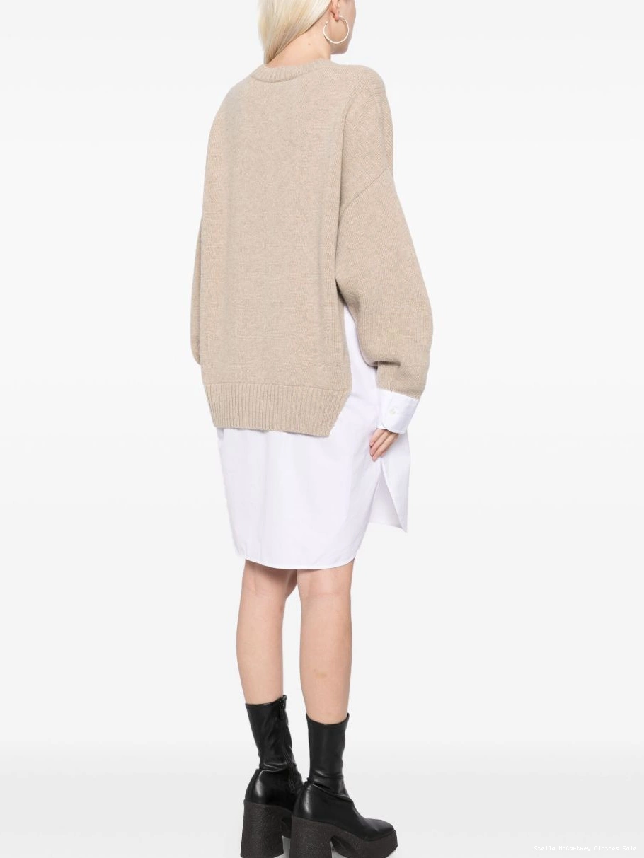 Affordable Stella top cuffs hem Women and McCartney shirt knitted 0719